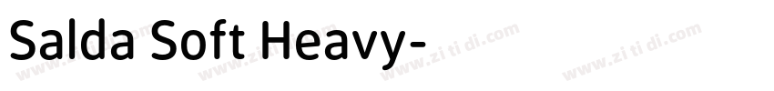 Salda Soft Heavy字体转换
